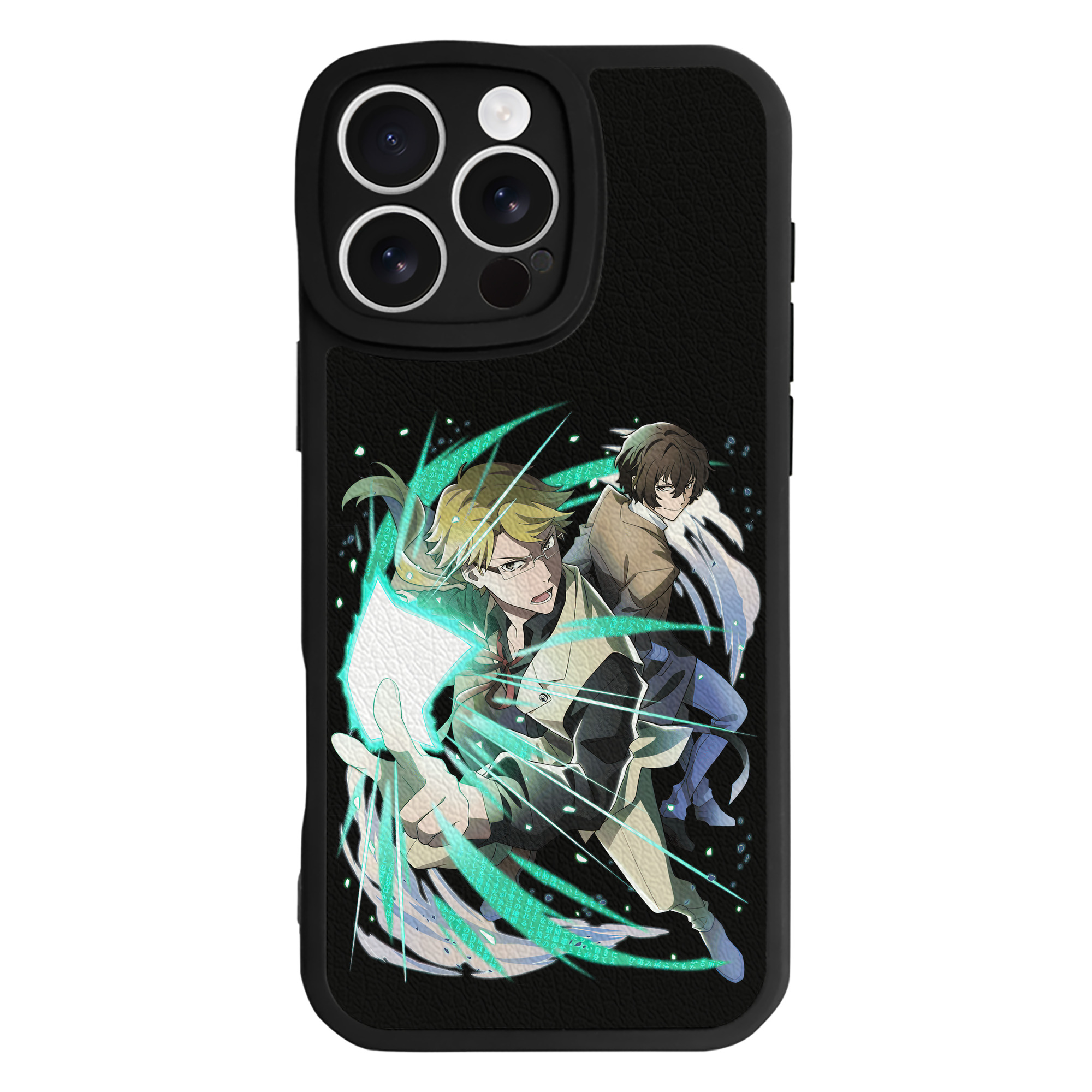 （画像用） 文豪ストレイドッグス Bungo Stray Dogs 【iPhone 16シリーズ対応】シリコンスマホケース（レザー調） 材質：シリコン